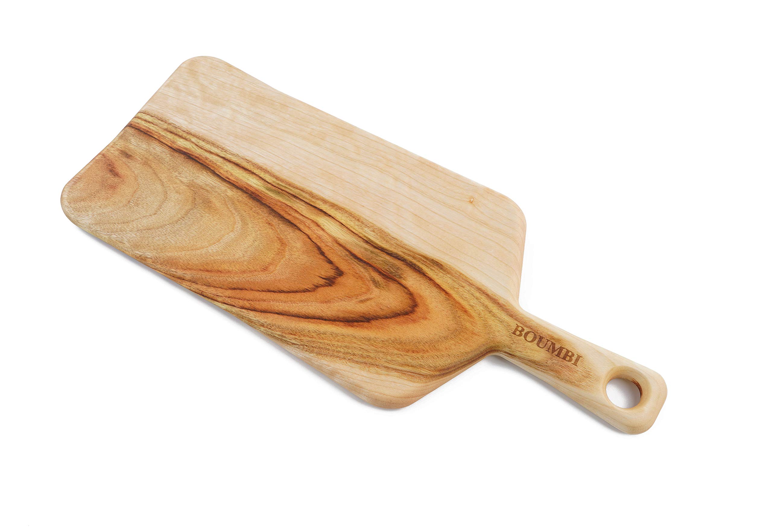 Boumbi Fragrant Camphor Laurel Wooden Chopping Board (15.7x6.3x0.55 Paddle)