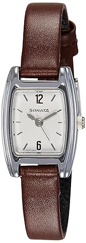 Analog White Dial Womens Watch -NK8103SL04