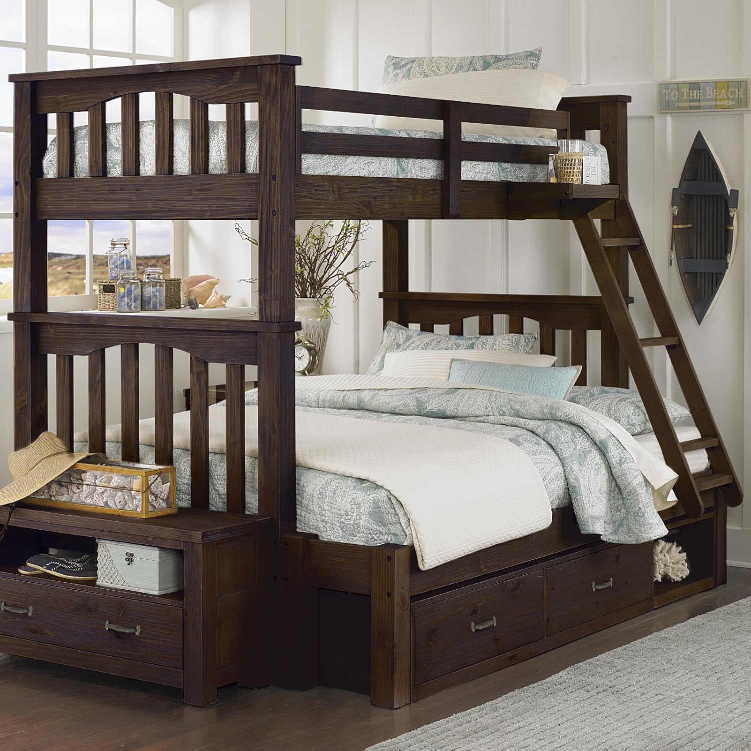 harper twin low loft bed