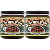 Better Than Bouillon Vegetarian No Beef Base, Made with Seasoned Vegetables, Certified Vegan, Makes 9.5 Quarts of Broth, 38 Servings, 8 Ounce (Pack of 2)