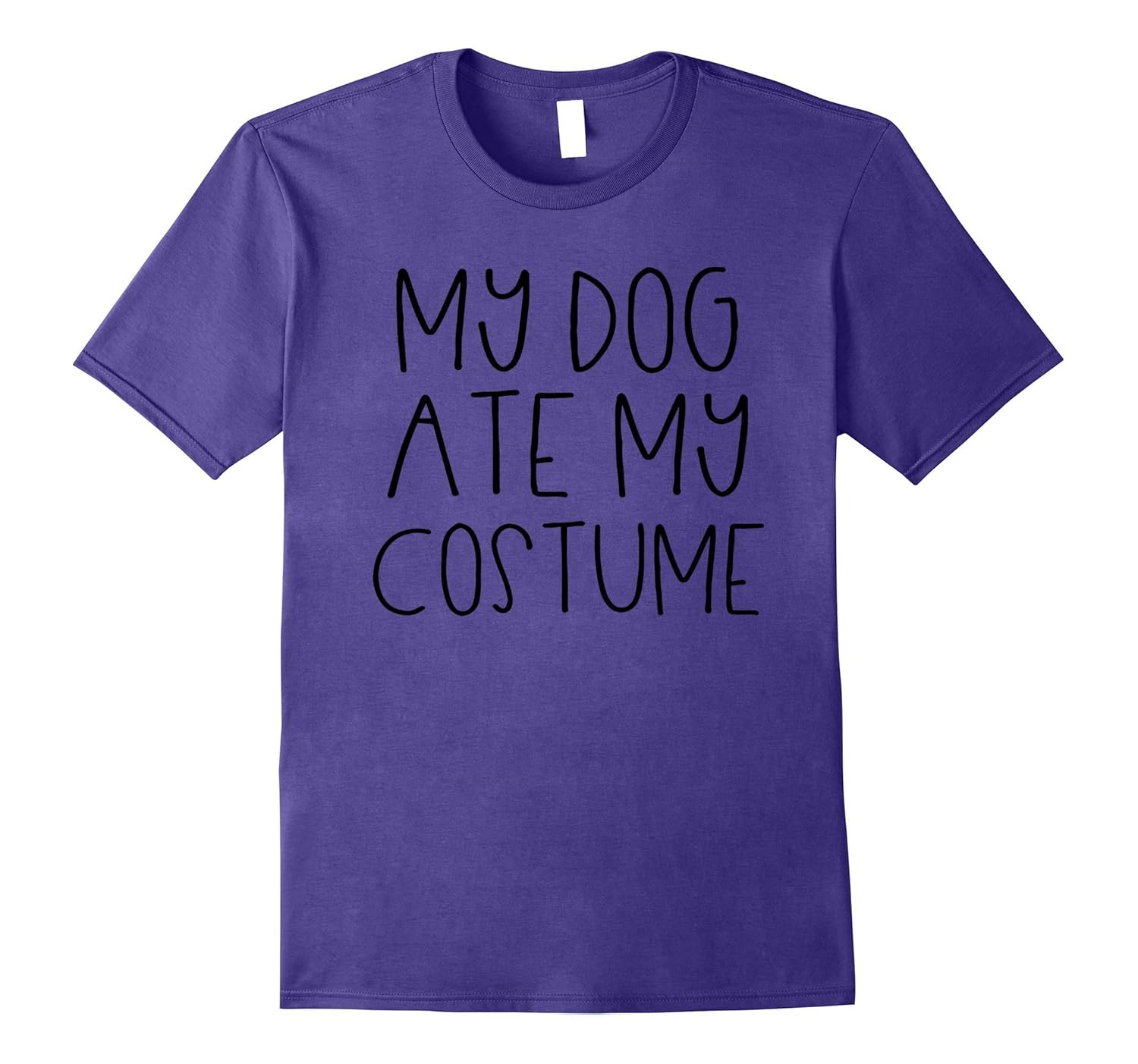 My Dog Ate My Costume Funny Lazy Halloween T-Shirt Gag Joke-ANZ