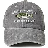 Enodtter Fish Fear Me Women Want Me Hats