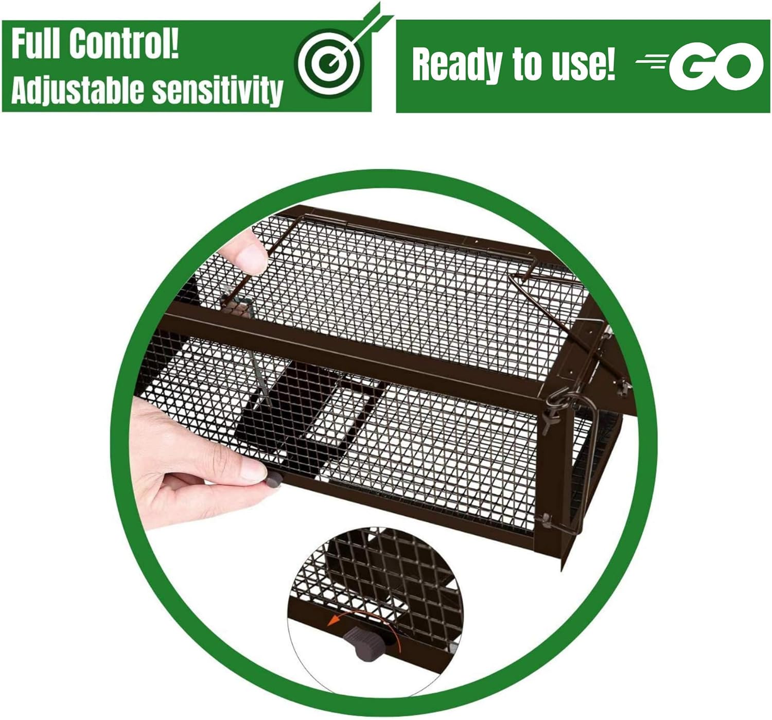 RatzFatz Humane Mouse Trap, Reusable Indoor & Outdoor Rat Cage Trap, No Kill Safe for Pets & Children - Image 5