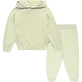 Modern Moments by Gerber Girls' Baby and Toddler Honey Comb Sweater Knit Top and Pant Set
