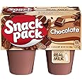 Snack Pack Chocolate Pudding Cups, 4 Count, 12 Pack