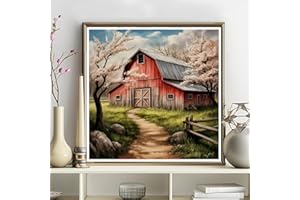 5D Diamond Art Kits for Adults - DIY Scenery Diamond Painting Kits, Full Round Drill - Crystal Embroidery Cross Stitch Craft 