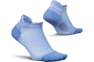 Feetures Plantar Fasciitis Relief Sock Light Cushion No Show Tab - Targeted Compression Sock for Women & Men