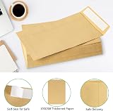 Uncle Paul C5 229x162mm 100gsm Brown Self Seal Envelopes Pack of 100 view 3