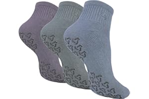Ozaiic Non Slip Socks Grip for Yoga Home Workout Pure Barre, Pilates, Hospital, Ideal Cushion Socks for Men and Women