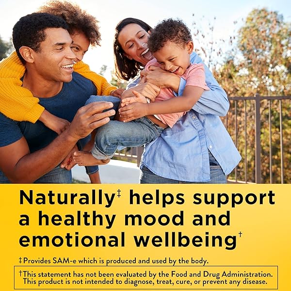 NATURE MADE SAM-E 200 MG COMPLETE, DIETARY SUPPLEMENT FOR MOOD SUPPORT, 60 TABLETS, 30 DAY SUPPLY
