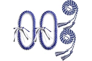 TFTAFAN Graduation Leis and Graduation Honor Cords Class of 2025 Graduation Ribbon Lei Graduation Necklace Braided Necklaces gift for Student Gifts Party Supplies