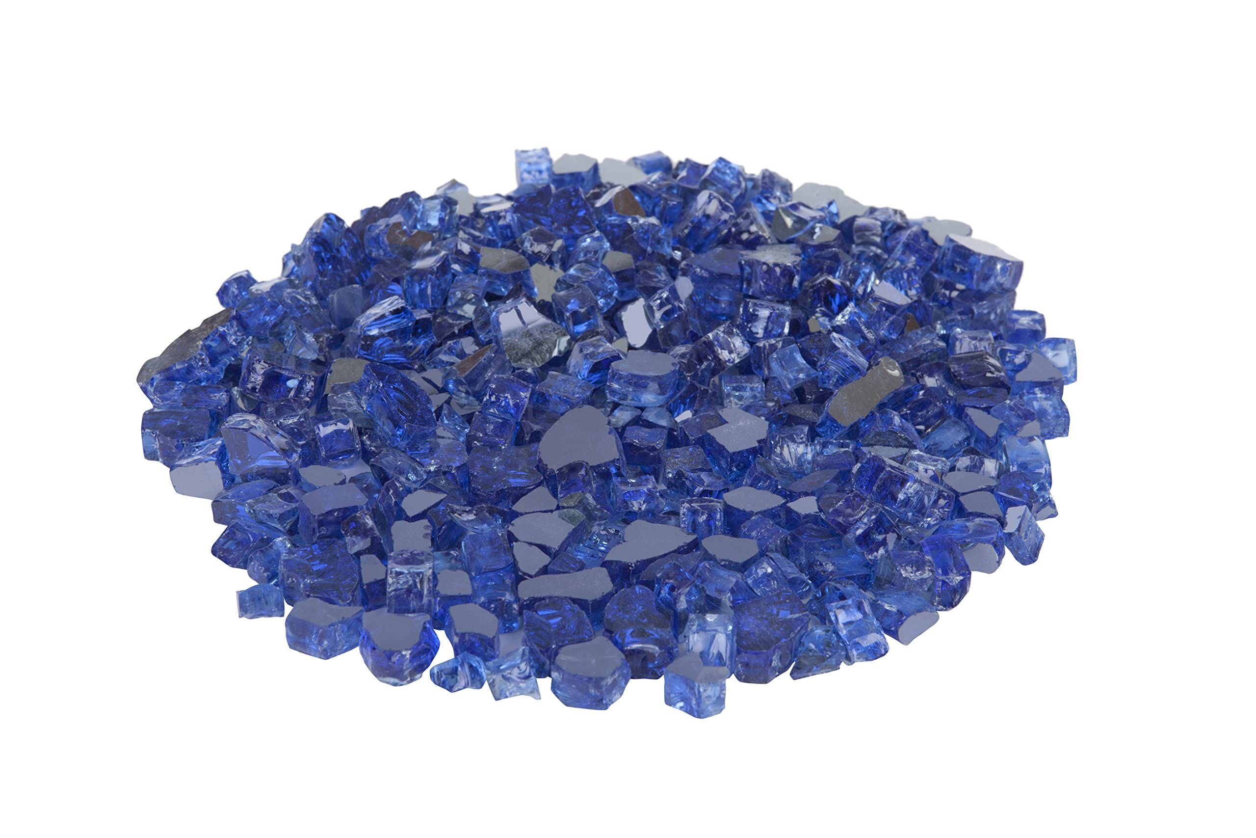 Fire Sense Sapphire Blue Reflective Fire Glass