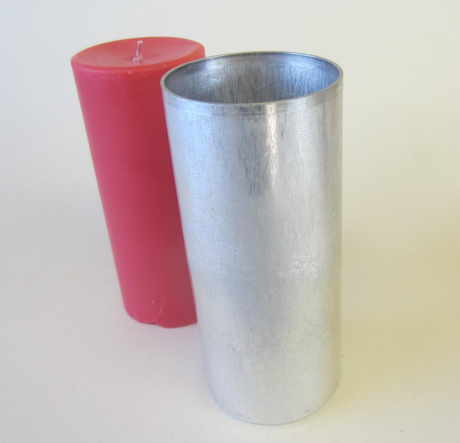 Aluminium Round Pillar Candle Mould 200 x 75mm Amazon.co.uk Kitchen