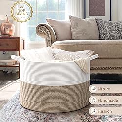 INDRESSME 115L Extra Large Blanket Basket, Soft