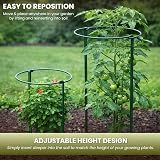 Garden Mile 8Pcs Heavy Duty Large Circular Plant Support Frame Adjustable Rings view 7