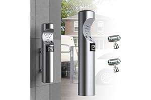 CHOWZZ Wall Mounted Cigarette Butt Receptacle Disposal Outdoor, Outside Ashtrays for Cigarettes, Commercial Smokers Outpost for Ash Removal, Keep Your Area Tidy! -Stainless Steel