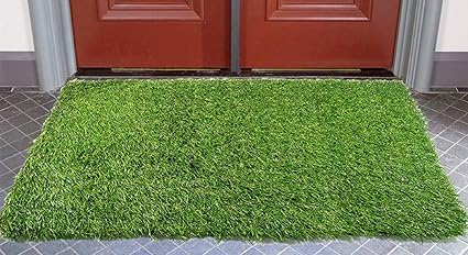 Handtex Home Artificial Grass Door Mat, 40x60cm (15.75x23.63-Inches)