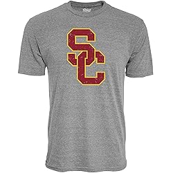 Blue 84 Men's USC Trojans Tri-Blend T-Shirt Vintage