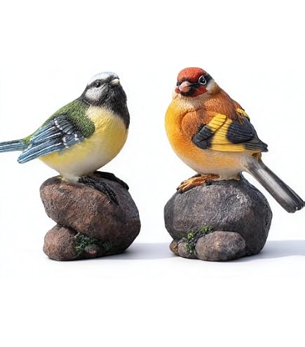 Amazon.com: US 4.5 Inch Goldfinch Bird on Branch Decorative Statue