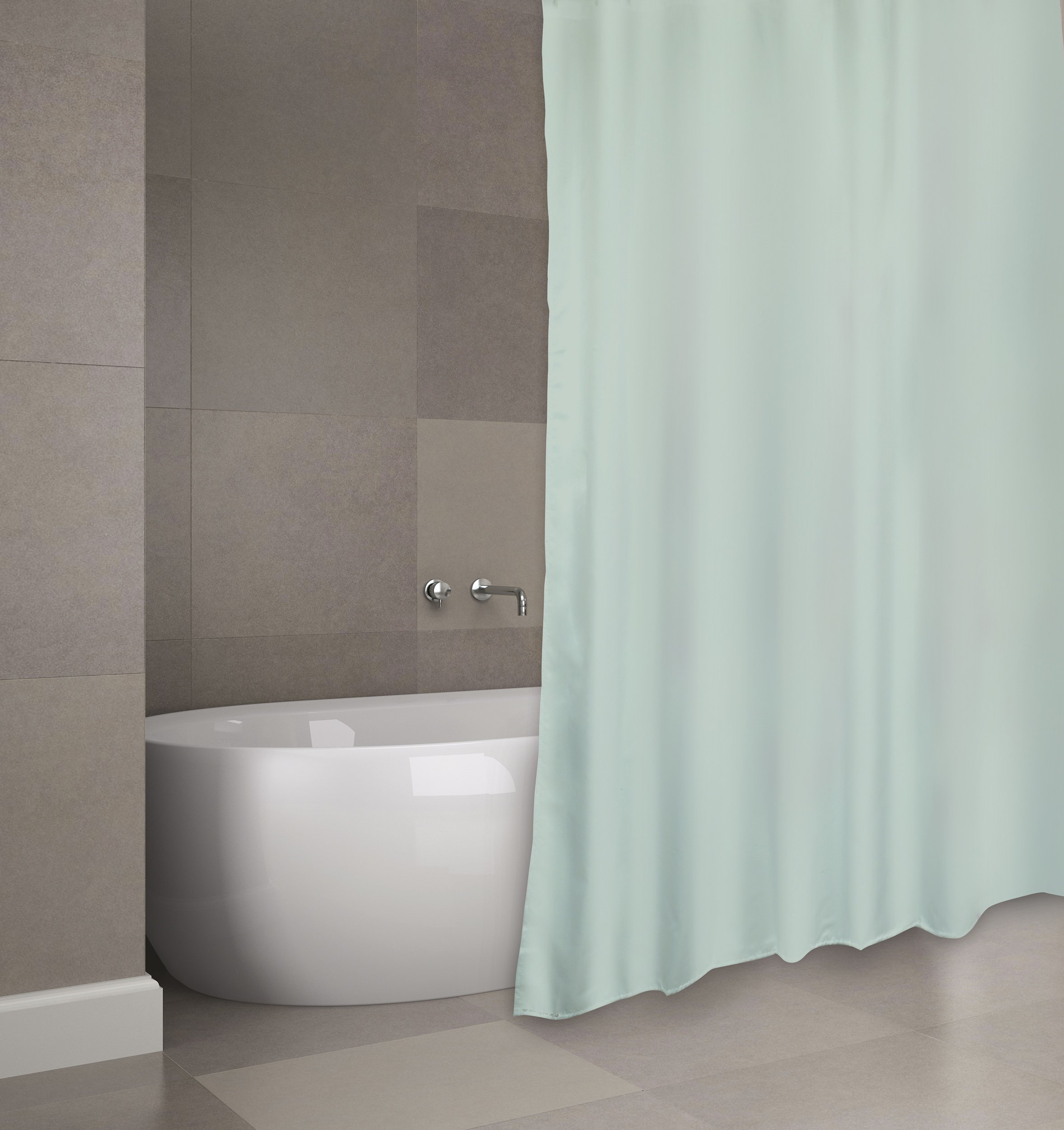 MSV Shower curtain Premium 180x200cm green