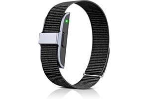 SEEKZERO Sleep & Fitness Tracker for Women Men | 24/7 Heart Rate, Blood Oxygen & Stress Monitor | Step & Calorie Counter | IP68 Waterproof Activity Tracker, Black (No App Subscription)