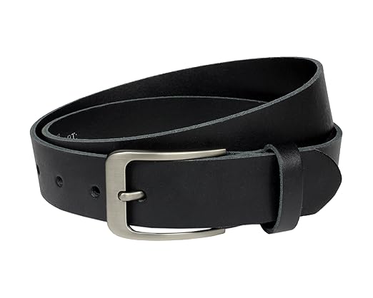 Vascavi ® Ledergürtel aus Rindleder, 3,5 cm breit und ca. 0,3 cm stark, echt Leder Gürtel, Made in Germany, kürzbar, für Dame