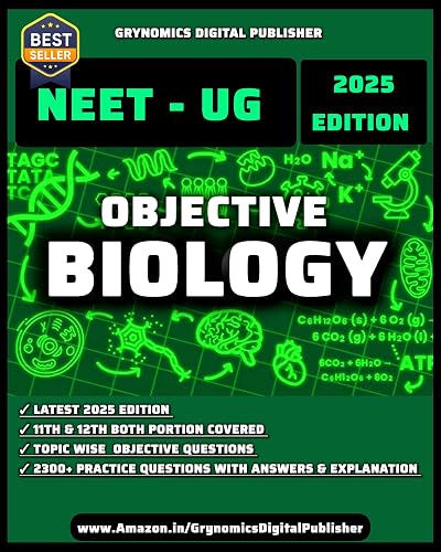 Objective Biology for NEET 2025 | ChapterwiseTopicwise questions with ...