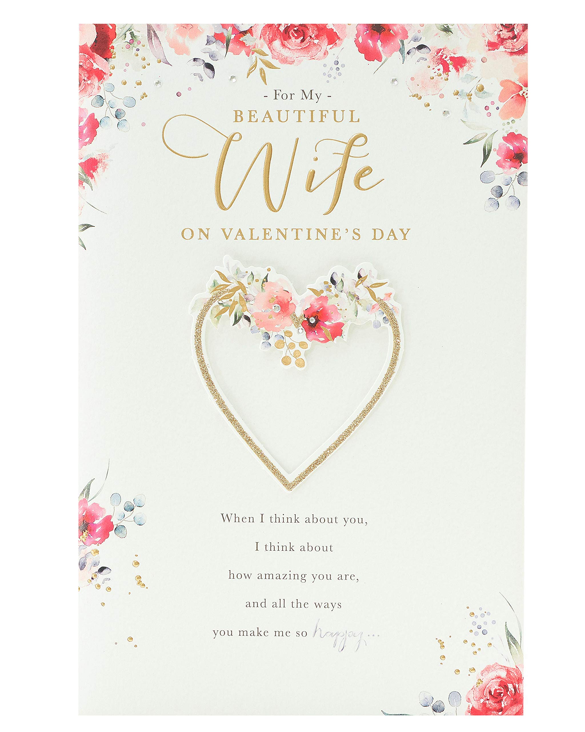 Buy UK Greetings Wife Valentine's Day Card, Sentimental Valentine's Day