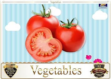 Topper : Kiddies Flash Cards - Vegetables