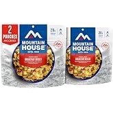 Mountain House Freeze-Dried Breakfast Entree | Backpacking Meals for Camping and Hiking, 4 Servings, 30-Year Shelf-Life, 2-Pack