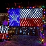 Leisure world LED Texas Flag Net Lights 6.6ft x