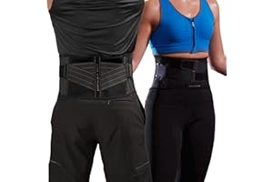Copper Fit Unisex Adult Rapid Relief Back Support Brace with Hot/Cold Therapy, Black, Adjustable