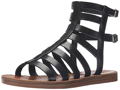womens black leather gladiator sandals