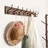 WEBI Rustic Coat Rack Wall Mount with 8 Cast Iron Hooks Brown 2 Packs view 6