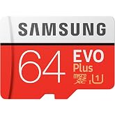Samsung EVO Plus 64GB microSDXC UHS-I U3 100MB/s Full HD &amp; 4K UHD Memory Card with Adapter (MB-MC64HA)