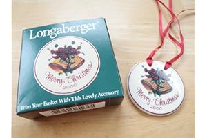 Longaberger Basket 2000 Christmas Tie-On