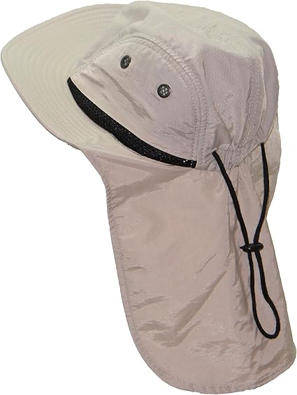mens hat with neck cover