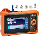 D YEDEMC Mini-Pro SM OTDR 1310/1550nm 26/24dB 4.3 inches Touch Screen Test Rang 5m-100Km Optical Network Tester Built in OPM/OLS / RJ45 / VFL UPC Connector with FC/UPC-FC/APC-SX (YD-4000-Adapter)
