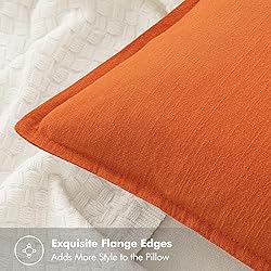 MIULEE Fall Decorative Linen Pillow Covers 18x18