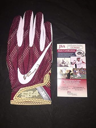 college football team issued gloves