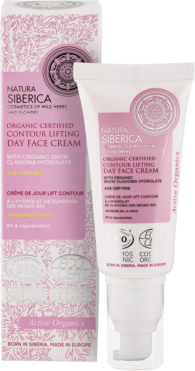 Natura Siberica Organic Certified Age-Defying, Contour Lifting Day Face Cream, transparent, 30 ml (Pack of 1)