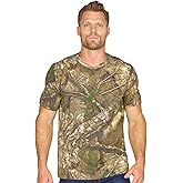 Realtree Men's Essential Camo Lightweight Performance Short Sleeve Shirt