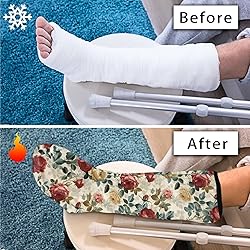 LedBack Floral Leg Cast Cover Vintage Roses Print