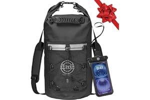 STOVER 5/10/25/30/40/55L Waterproof Backpack- Floating Dry Bag for Kayaking, Travel, Beach, Hiking, & Camping, Men/Women