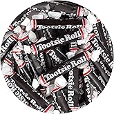 Large Tootsie Rolls, 2lb Bulk Bag (Approx. 85 Pieces), Individually Wrapped Bulk Candy, Chocolate Candy, The Hampton Popcorn &amp; Candy Company