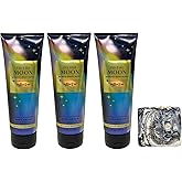 Bath & Body Works The Men's Shop To The Moon 3 Pack Body Cream Bundle with a Charcoal Scrub Bar Soap - Full Size