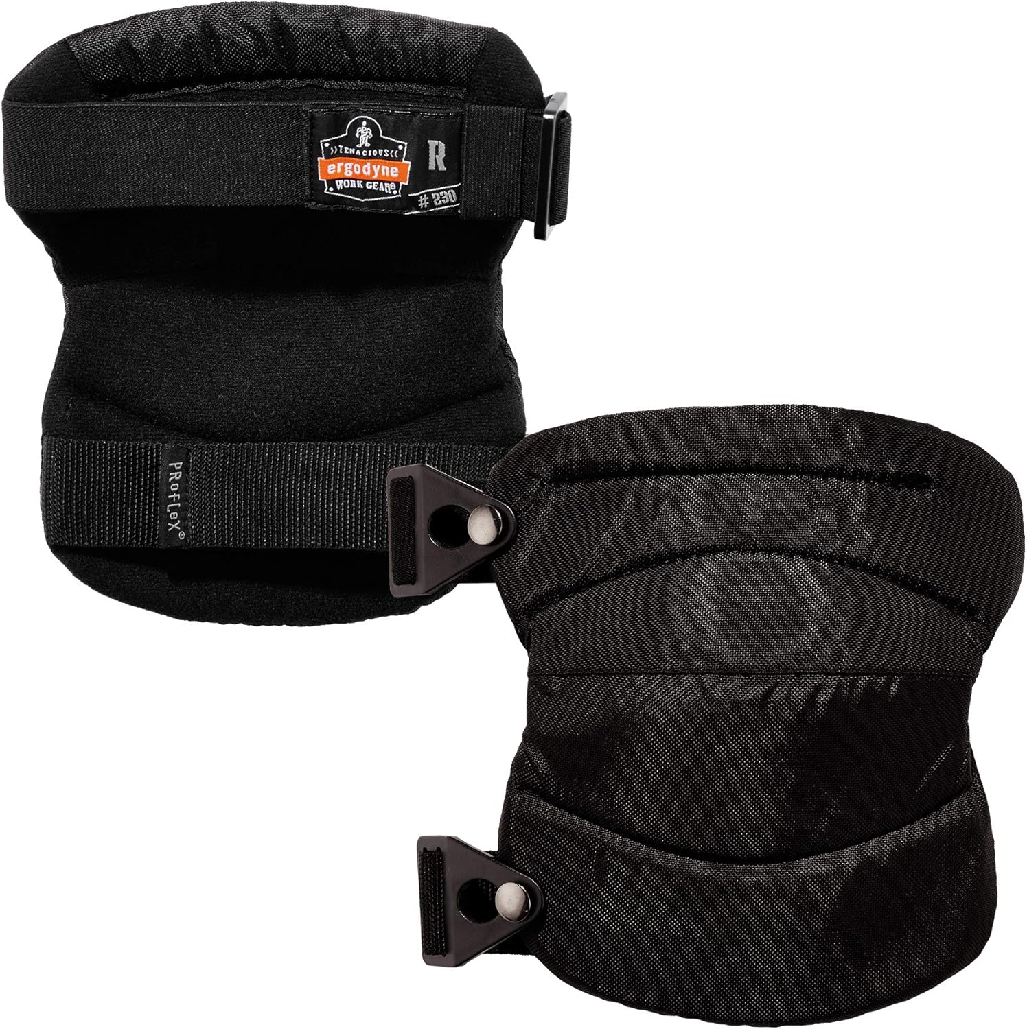 Ergodyne ProFlex 230 Soft Cap Knee Pads, Buckle Closure