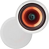 Herdio 6.5 Inch Bluetooth Ceiling Speakers, 300 Watts Flush Mount 2-Way Universal Home Speakers,1 Pair