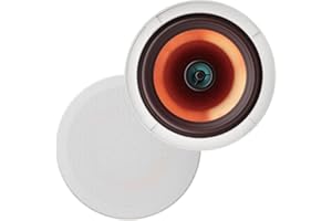 Herdio 6.5 Inch Bluetooth Ceiling Speakers, 300 Watts Flush Mount 2-Way Universal Home Speakers,1 Pair