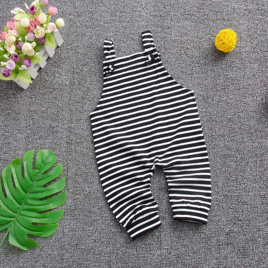 striped suspender jumpsuit